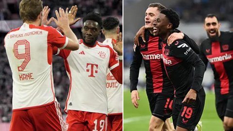 Bayern và Leverkusen tiếp tục duy trì khoảng cách sau vòng 20 Bundesliga với cả hai đội giành chiến thắng.