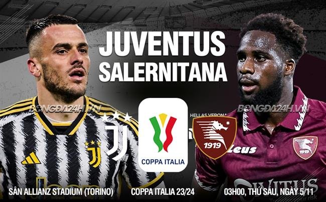 Trận đấu Juventus vs Salernitana diễn ra vào lúc 03h00 ngày 5/1