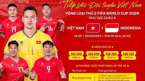 Cách mua vé trận Việt Nam vs Indonesia và thời gian diễn ra?